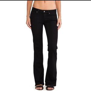 Paige Skyline Bootcut Jeans Black shadow size 31